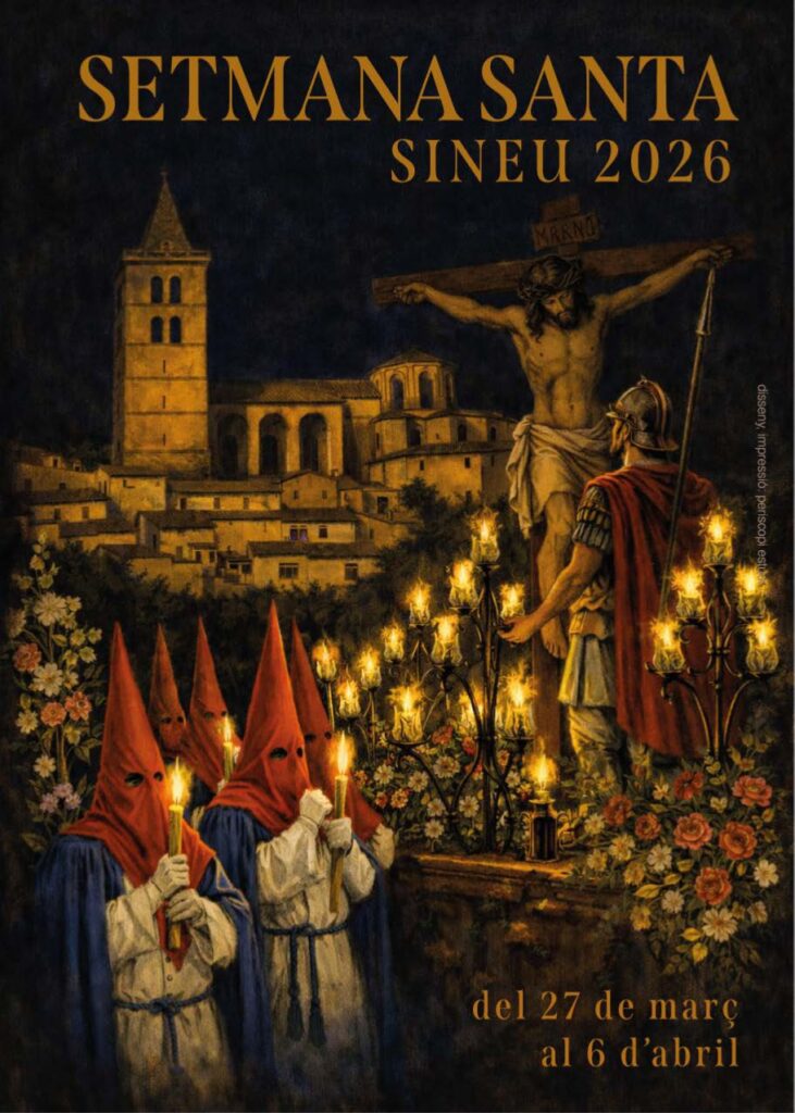 Cartel de Semana Santa en Sineu 2026